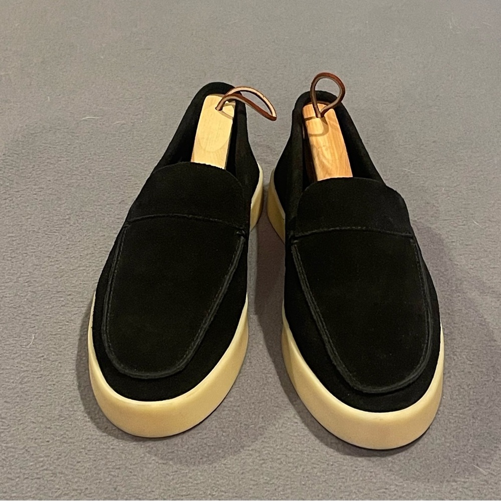 Saint Morta slip on suede shoes mens 11 NWOB‎ black